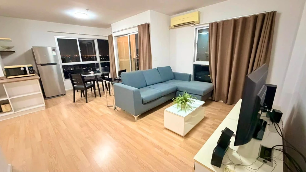 Ready-to-move-in unit available for rent at The Parkland Lite Sukhumvit-Paknam. Fully furnished with complete amenities. Book now!