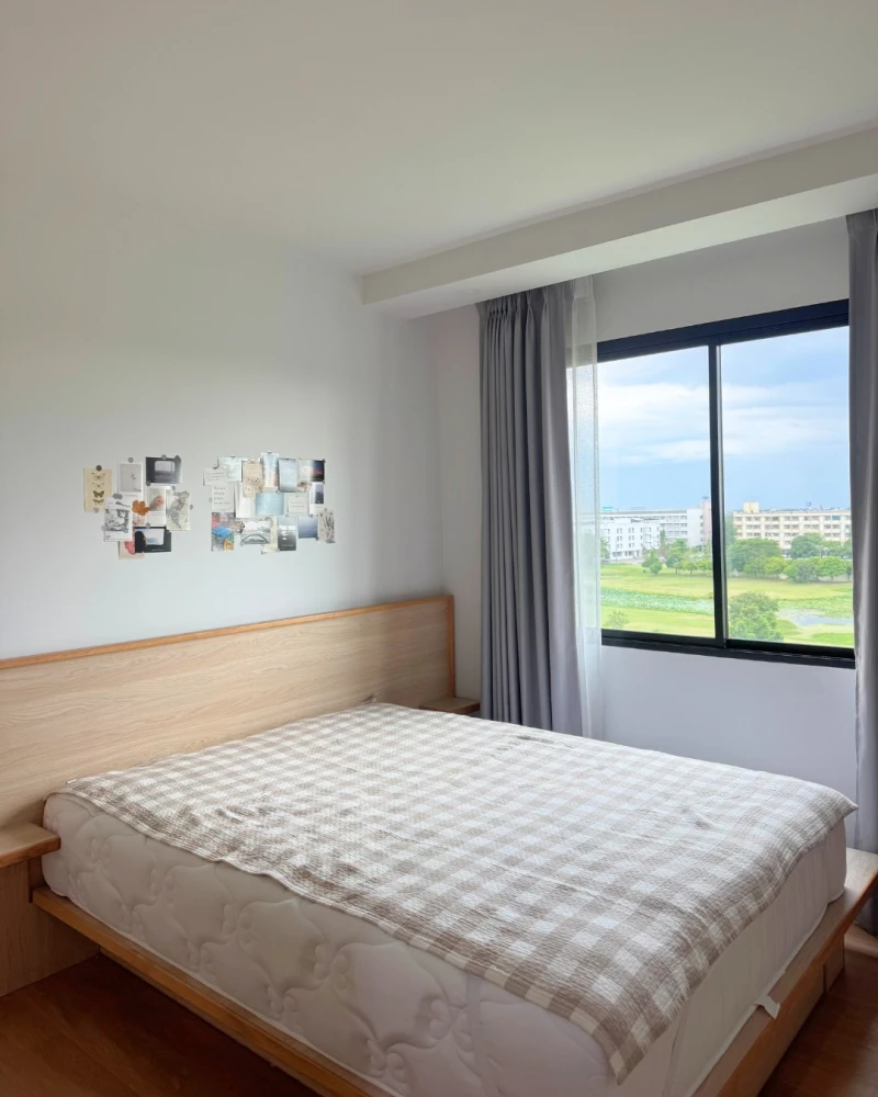 For rent: V Condo Salaya, ready to move in, furnished, complete with electrical appliances. Come and reserve now, don't miss out.
