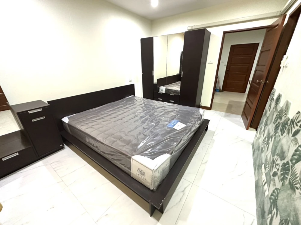 Condo for rent, Klang Krung Resort Ratchada 7, resort-style condo, quiet, separated into extreme proportions, hurry up and book now.