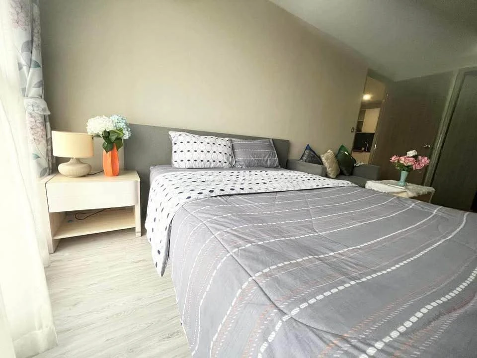 Condo for rent, The L Fifteenth, nice room, wide size, fully furnished, 8th floor, city view, good price, don't miss it.