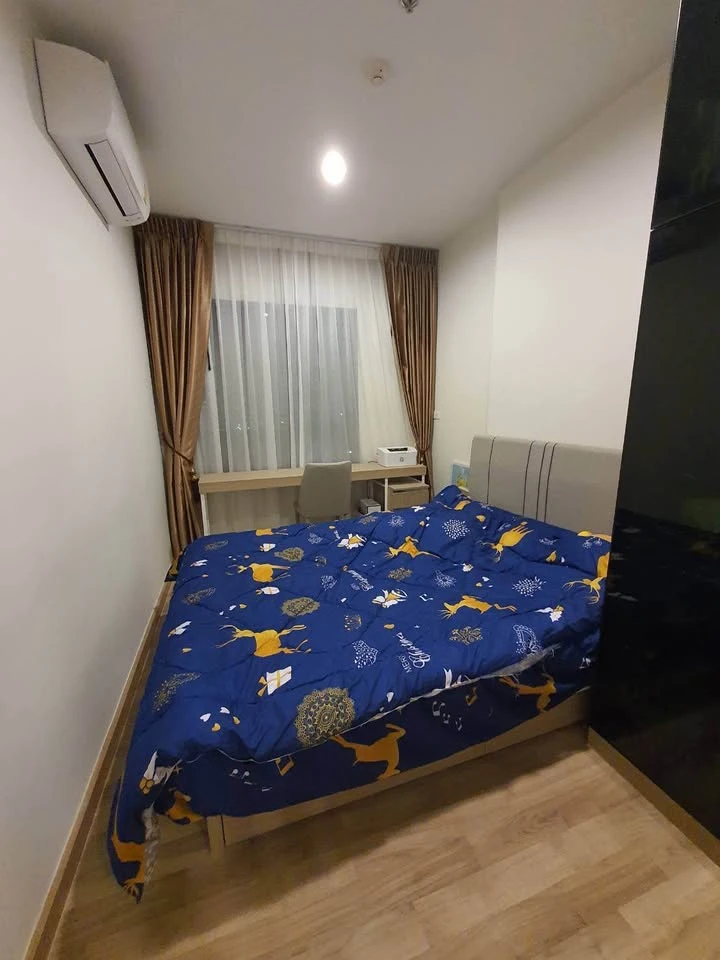 Condo for rent Niche Mono Sukhumvit-Bearing The room position is very good. View of the Bang Krachao River, no buildings blocking it