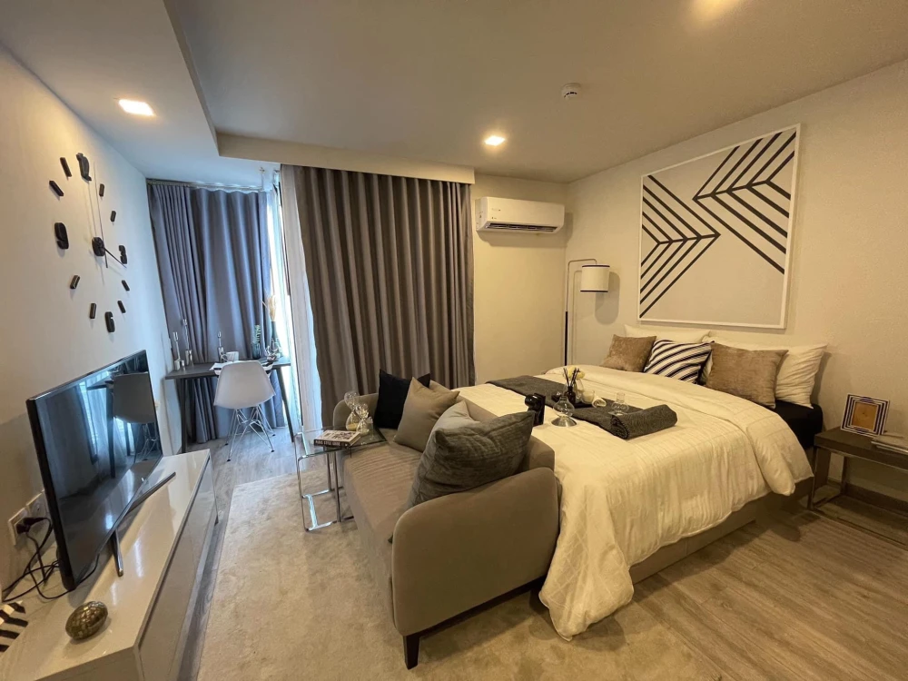 Condo for rent, Maestro 14 Siam-Ratchathewi, outstanding beautiful view. Completely awesome machine like this. Don't miss it.