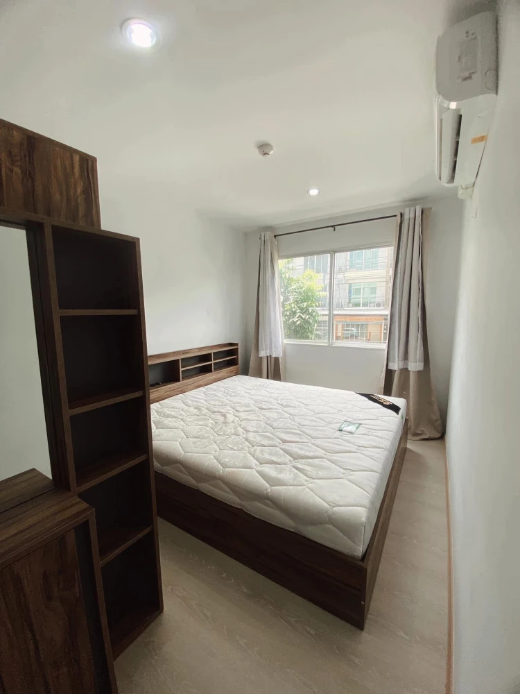 Condo for rent, The Kit Rangsit-Tiwanon, 2nd floor, not high, comes with furniture, complete electrical appliances, book now!