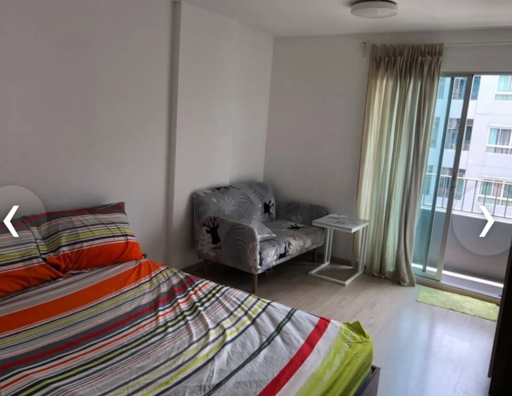 For rent!! Condo Elio Sukhumvit 64, 6th floor, Building C, beautiful room, fully furnished, ready to move in, don't wait!!