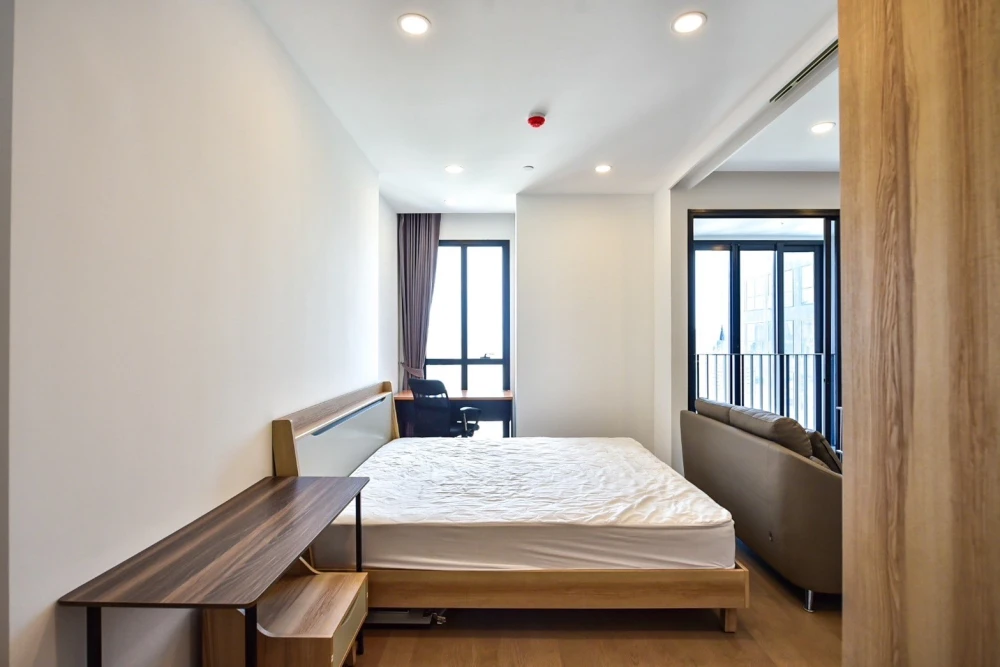 Condo for rent, Ashton Chula - Silom, high floor, beautiful view, privacy. Fully furnished and electrical appliances
