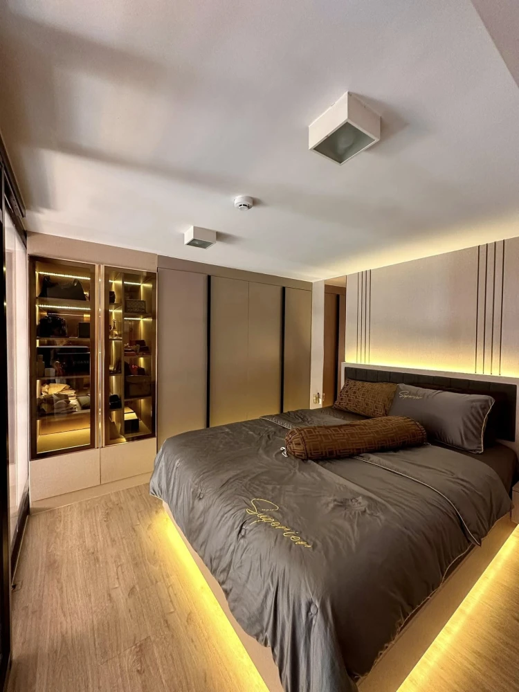 Condo for rent or sale, Ideo New Rama 9, fully furnished, ready to move in, built-in furniture, beautifully decorated, must book now.