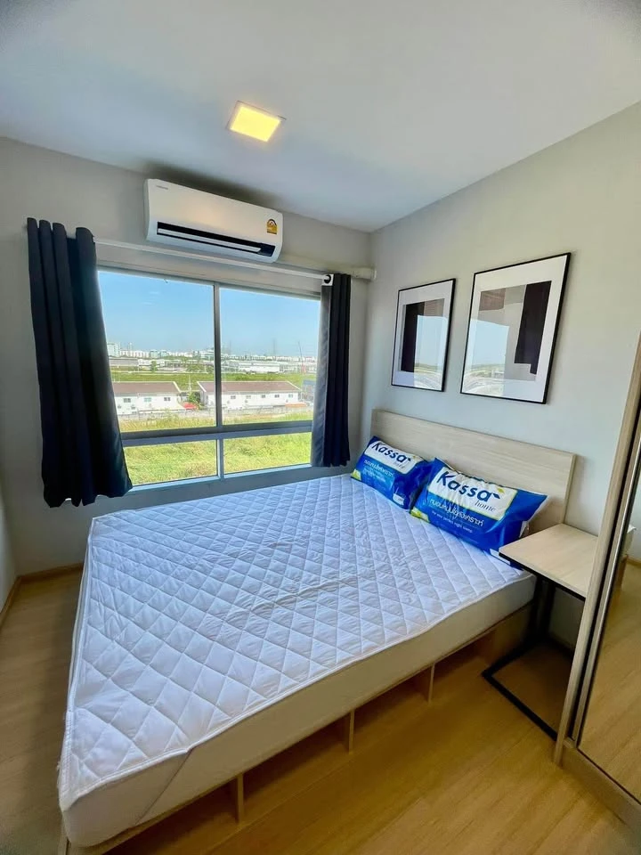 Condo for rent, Plum Alive 1 Rangsit, room ready to move in, fully furnished, electrical appliances, good price, hurry and reserve.