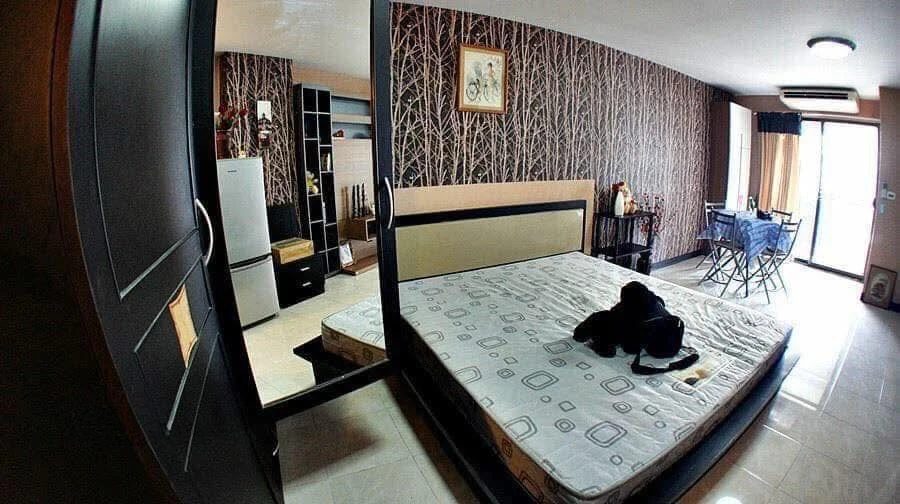 Condo for rent, Champs Elysees Tiwanon, Building E, 6th floor, 32 sq m, furniture + complete set of electrical appliances, good price, reserve now.