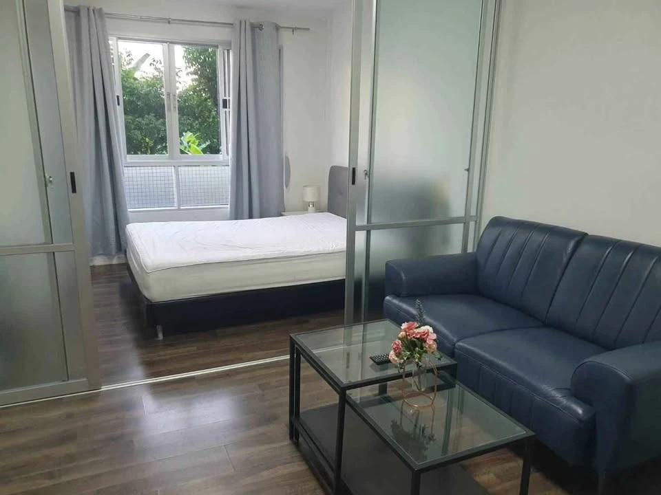 For rent, D Condo Campus Resort Ratchaphruek-Charan 13, peaceful resort atmosphere, ready to move in, reasonable price, book now!