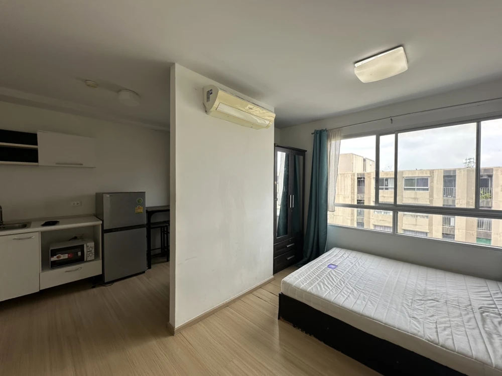 For rent, Plum Condo Samakkee, studio room, 8th floor, Building C, beautiful view, good position, don't wait!!
