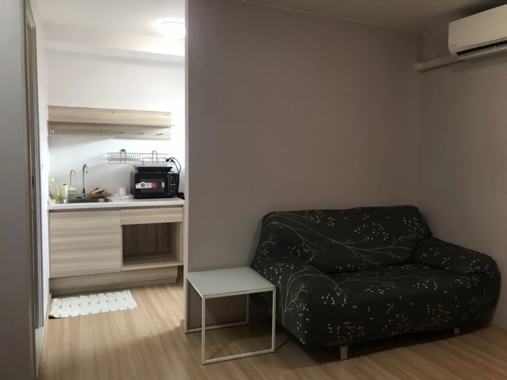 For rent, Plum Condo Chaengwattana Station, this room is great, 2 bedrooms, only a few units, fully furnished, book now.
