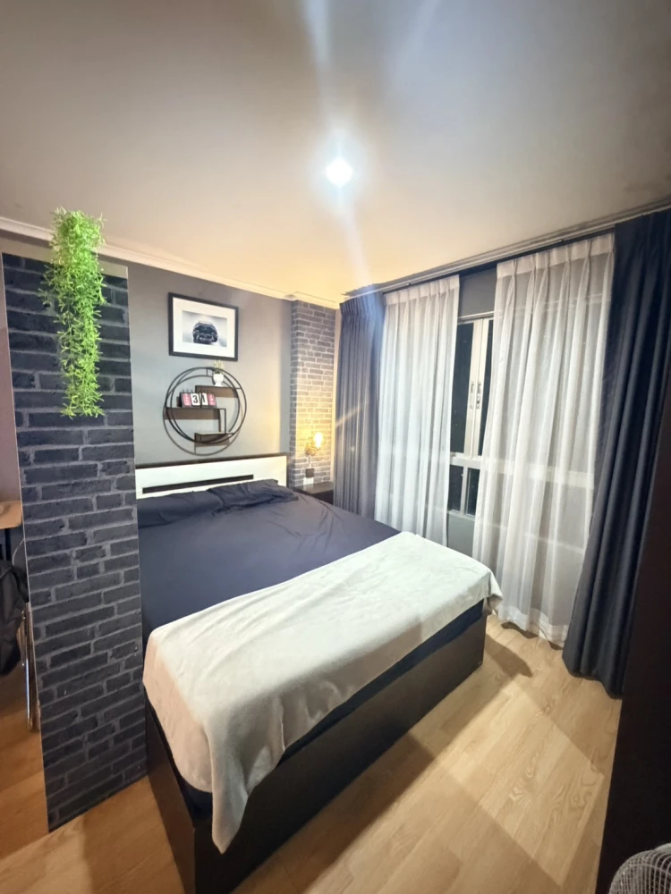 For rent, Lumpini Ville Ramkhamhaeng 26, decorated with tone controls, unblocked views, complete facilities, book now.