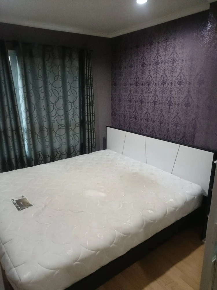 For rent, Lumpini Ville Ladprao-Chokchai 4, built-in furniture, not hot, city view, no building block, if interested, hurry