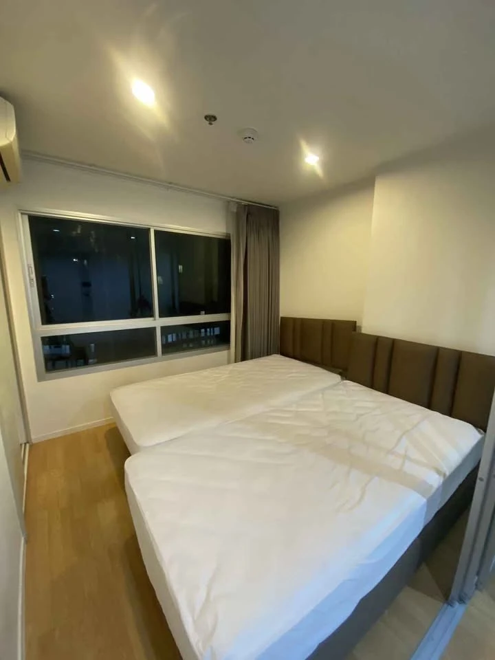 For rent Lumpini Place Srinakarin-Huamark Station, 14th floor, good view, convenient transportation, near Airport Link, hurry now