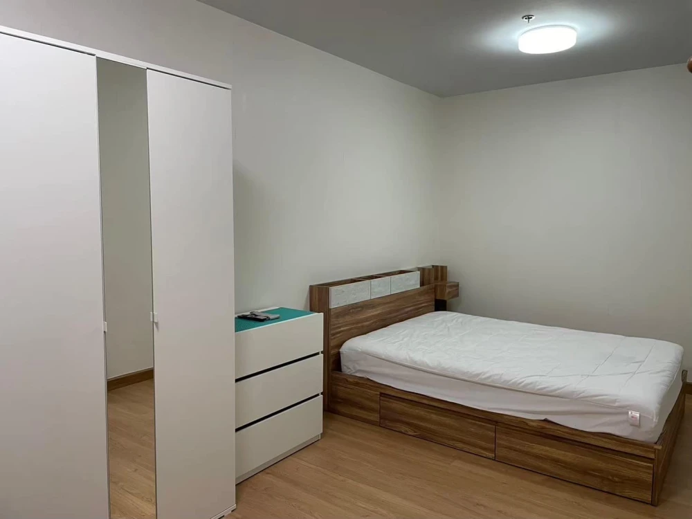 For rent, Supalai City Resort, Phra Nang Klao Station - Chao Phraya, spacious room, view of the Chao Phraya River, reserve now.