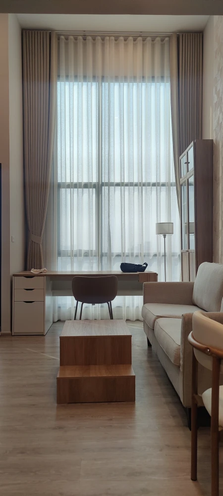 For rent: Origin Plug & Play Sirindhorn Station, 14th floor, Duo Space. Fully furnished. Book now!