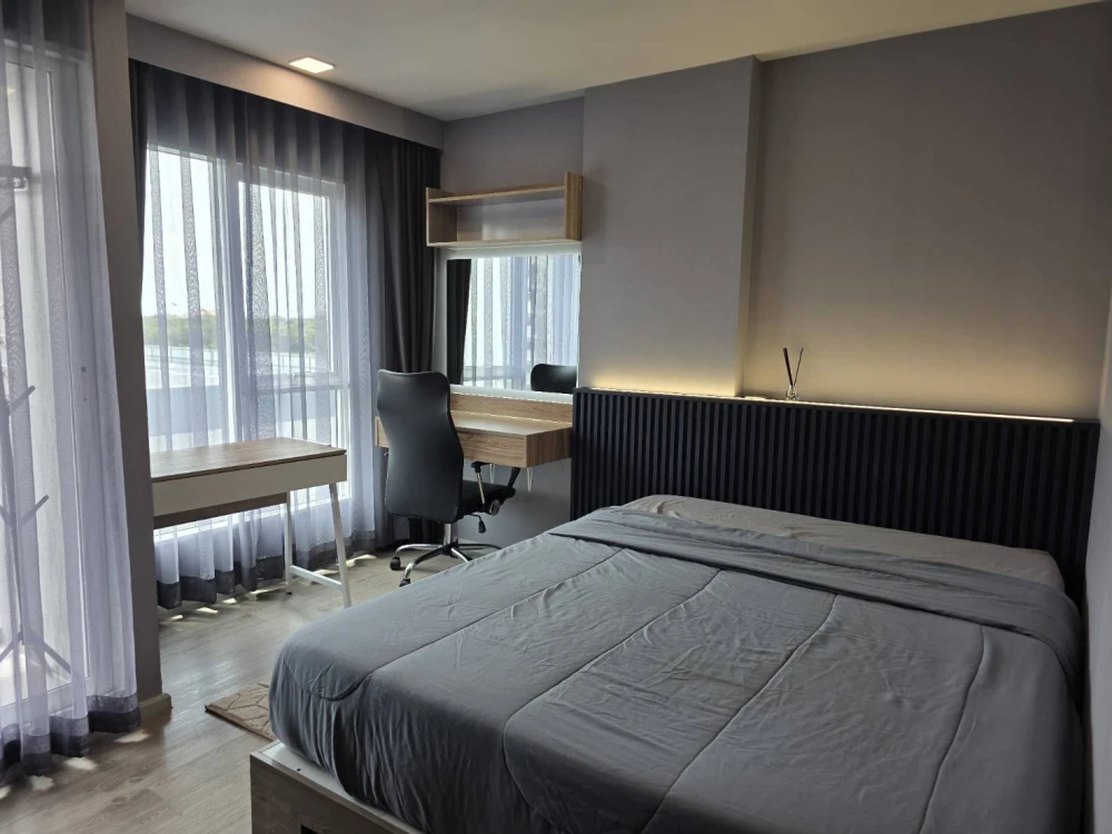 For rent!! Cave Town Island, 6th floor, Building G, corner unit, beautiful room, fully furnished, ready to move in. Don't miss out!!