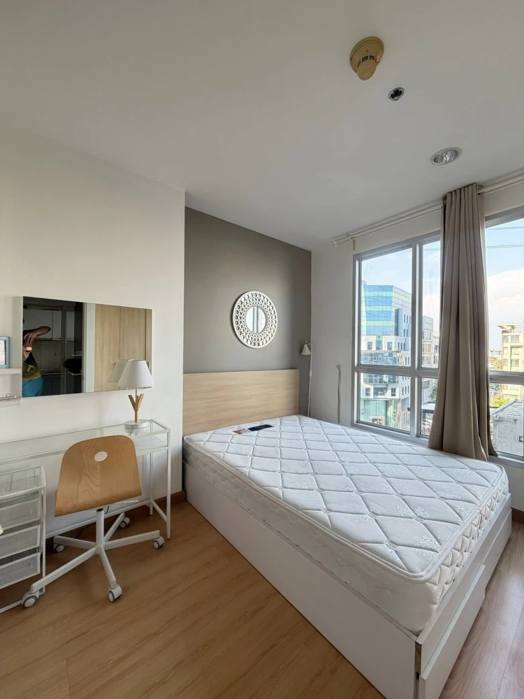 For rent Life @ Ratchada-Sutthisan, 6th floor, beautiful room, nice decoration. Plus a complete set of electrical appliances