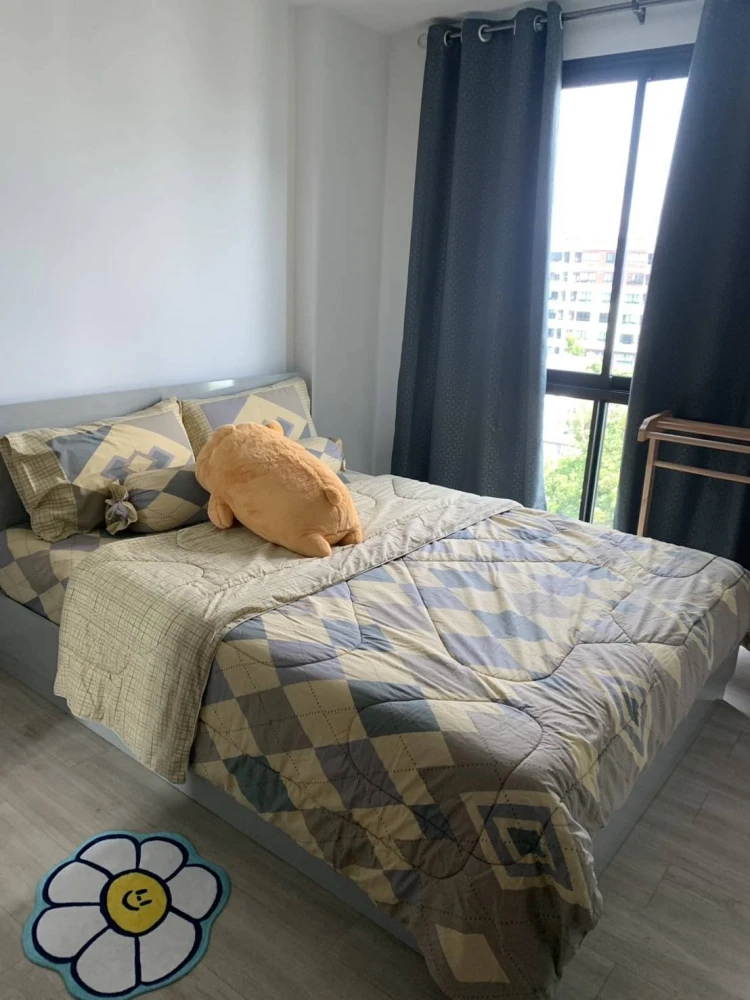 For rent: Galileo Ratchada 32, a nice room, good location, convenient transportation, comes with complete furniture. Reserve now.