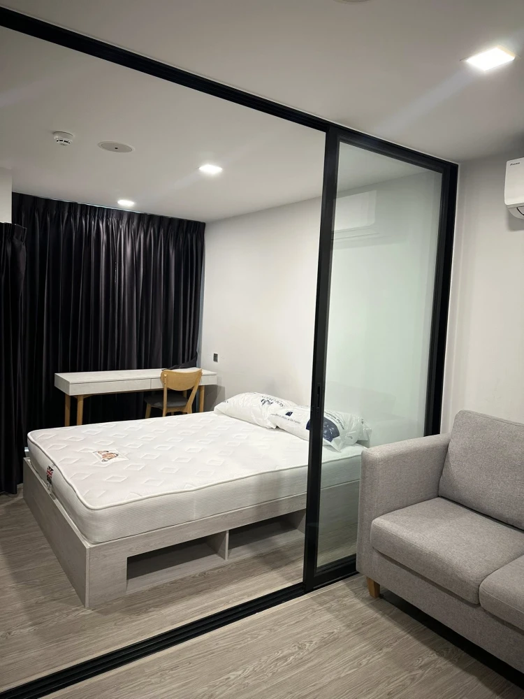 For rent: Kave Seed Kaset, 2nd floor, fully furnished room, nice to live in. If interested, hurry and reserve now. Don't miss out. Hurry!