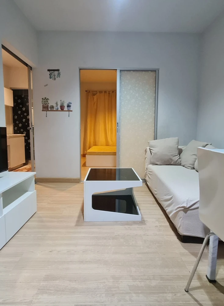 Condo for rent, the kith, Tiwanon, nice room, affordable price, complete in one place Let me tell you that you must not miss it.