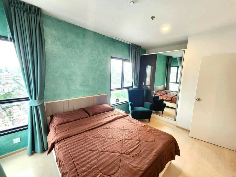 For rent!! Condo The Tree Sukhumvit 71-Ekkamai 26th floor, city view, fully furnished, bring your bags and move in immediately, don't miss it!!