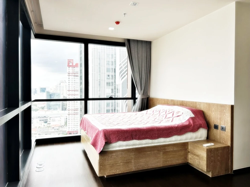 Condo for rent! The Line Ratchathewi, 26th floor, beautiful room with city views, very livable, fully furnished, ready to move in! Reserve now!!