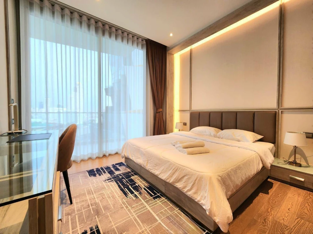 For rent!! Condo Magnolias Waterfront Residences (Icon Siam), spacious room, beautiful, decorated, ready to move in!!