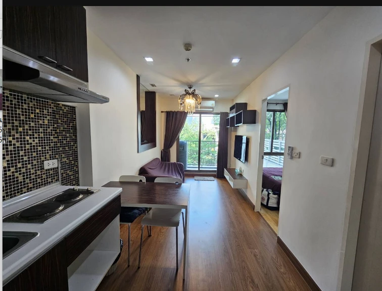 For rent!! Casa Condo Asoke-Din Daeng, beautiful room, spacious room, fully furnished, ready to move in. Book now, don't miss it!!