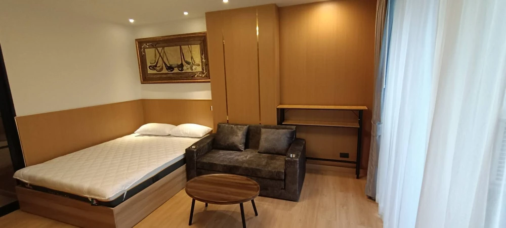 For rent!! Ratchada Orchid, 16th floor, Building B, beautiful room, fully furnished, ready to move in. Don't miss out!!