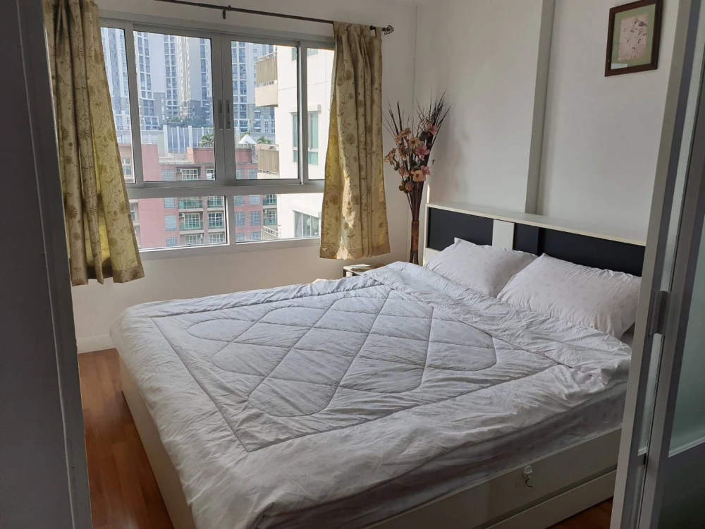 Condo for rent, Lumpini Place Rama 9, 27th floor, high view, room comes with complete facilities, good price, must book