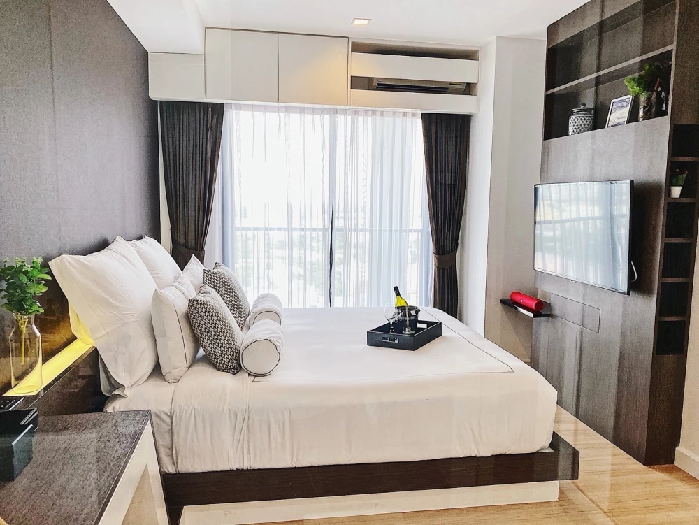 Condo for rent, The Seed Mingle, Sathorn-Suanplu, 28th floor, beautiful decoration, ready to move in.