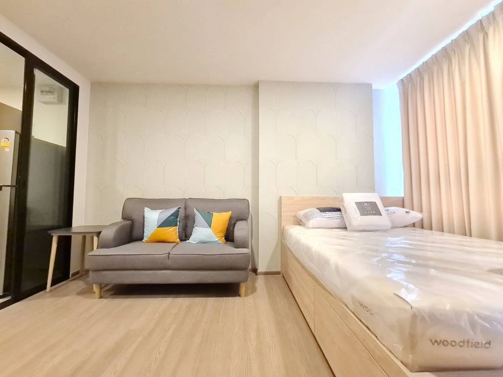 Condo for rent: The Muve Kaset, nice room, built-in decoration + attached Wall Paper for the whole room, plus a good price, don't miss it