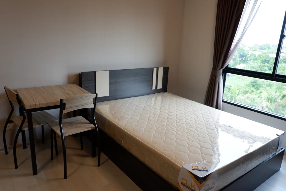 Condo for rent, Unio Rama 2-Tha Kham, ready to move in, complete with furniture and electrical appliances. Hurry and reserve now.