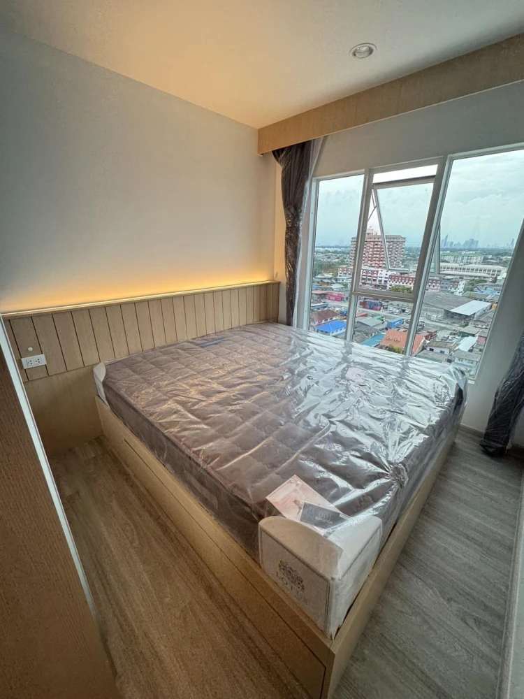 Condo for rent, Regent Home Bangna, corner room with privacy, fully furnished, ready to move in, complete here, come and book now.