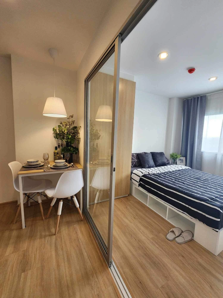 Condo for rent, Sena Kit Chalongkrung-Lat Krabang, ready to move in, complete with built-in furniture, hurry and reserve.