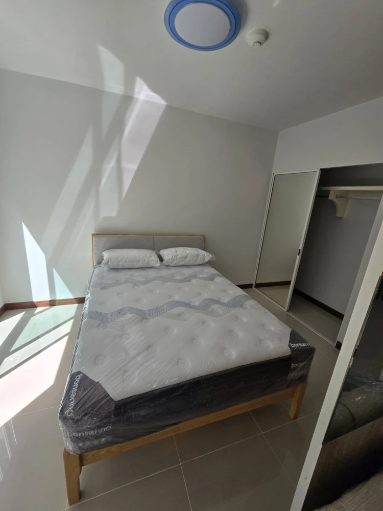 Condo for rent, A Space Play Ratchada - Sutthisan. Ready to move in, fully furnished with appliances. Just bring your personal belongings.