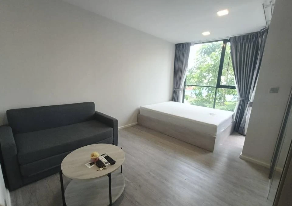 Condo for rent, Atmoz Tropicana Bangna, ready to move in, complete facilities, hurry and book now, don't miss out.