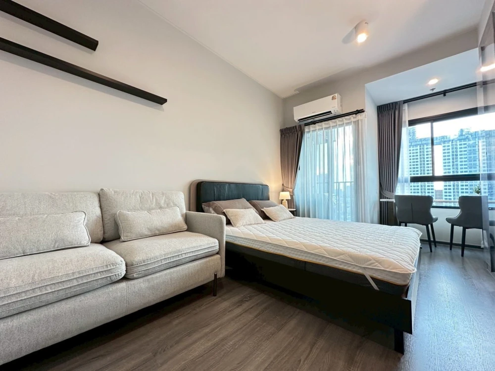 Condo for rent: Ideo Ramkhamhaeng-Lamsalee Station, studio room, 15th floor, high view, great price, you definitely can't miss it.