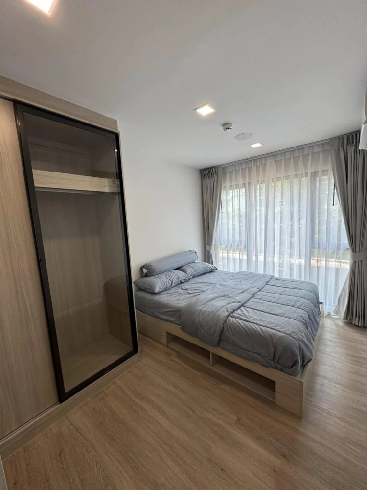 Condo for rent: Atmoz Flow Minburi, a nice room, complete with furniture and electrical appliances. If you don't book, you'll regret it.
