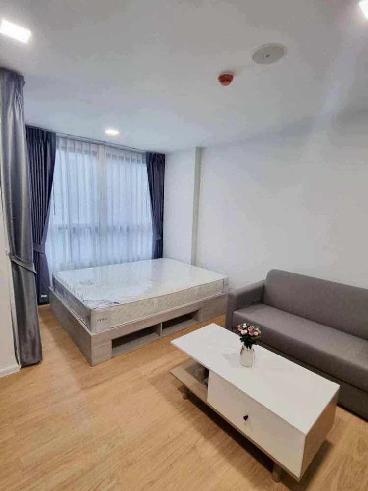 Condo for rent, Atmoz Kanaal Rangsit, a nice room with full facilities, good price, come and reserve now, don't miss out!