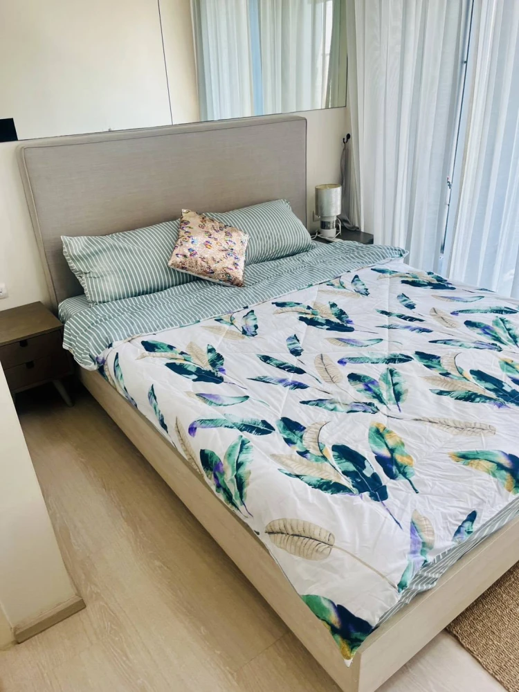 Condo for rent at Chapter One Eco Huai Khwang. Ready to move in, fully furnished, great price. Book now!