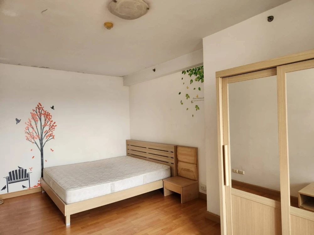 Condo for rent City Home Sukhumvit 101, spacious room, comes with usable space. If you don't book, you'll regret it later.