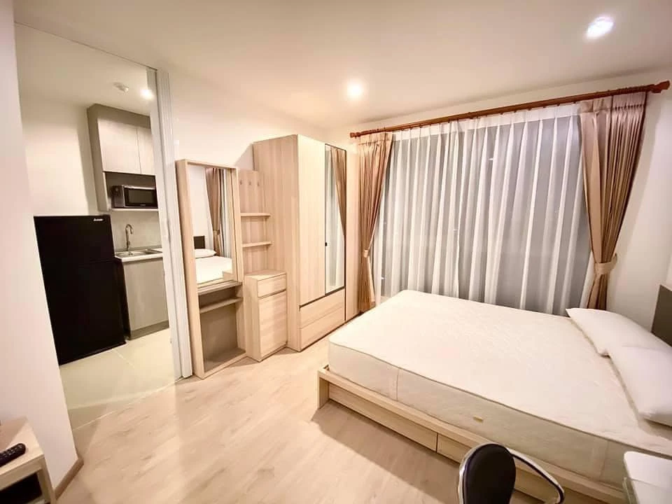 Condo for rent, Ideo Wutthakat, studio room, 12th floor, fully furnished, appliances included. Don't miss out!