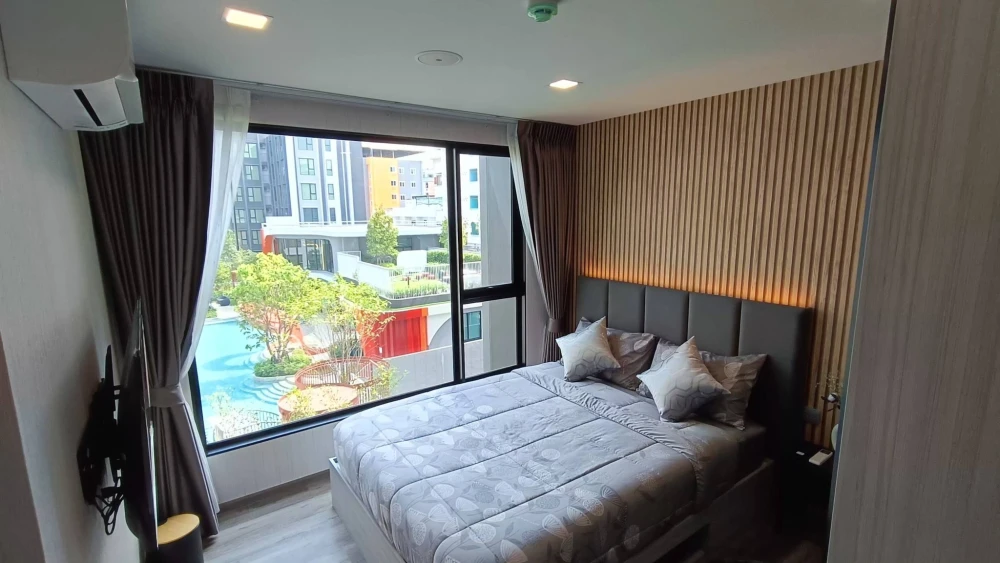 Condo for rent Kave Embryo Rangsit, beautifully decorated room, clearly divided zones, great price, hurry and reserve now.
