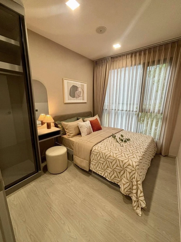 Condo for rent Kave pop salaya, beautifully decorated room, complete with furniture and electrical appliances. Come and reserve before you miss the op