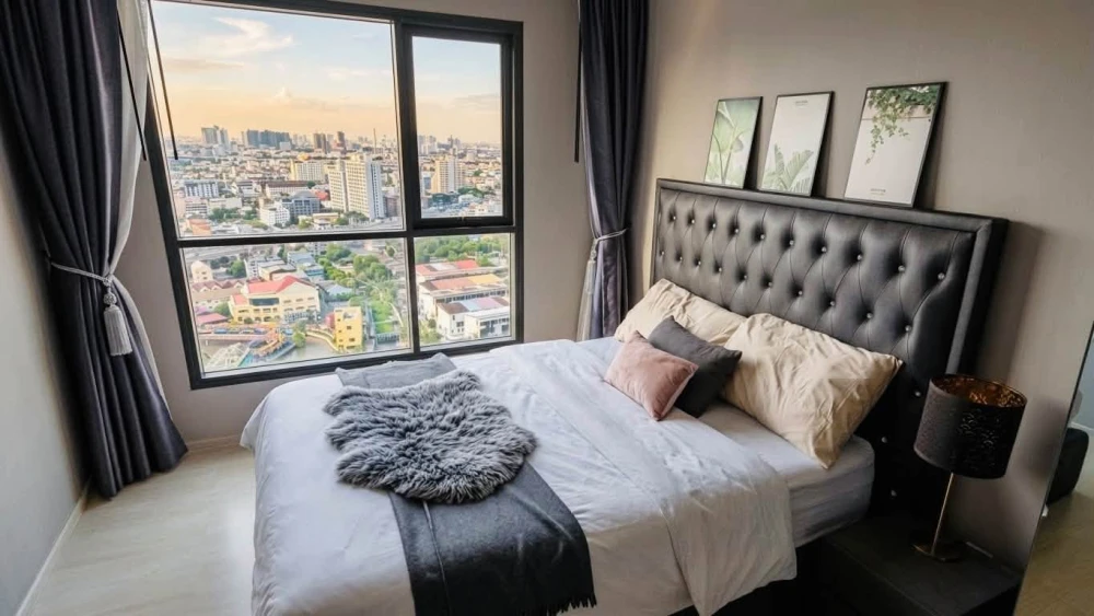 Condo for rent at Life Sukhumvit 48. Spacious and comfortable, featuring a well-designed living area and full amenities—book now!