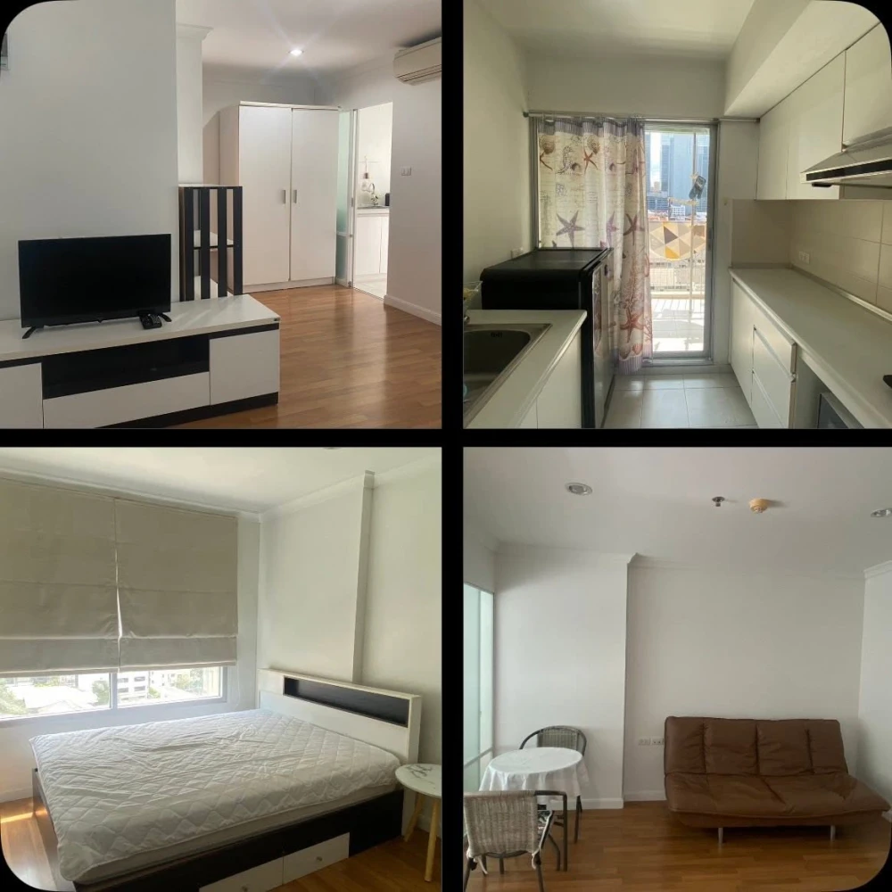 Condo for rent at Lumpini Place Rama 9–Ratchada. Spacious and comfortable unit with ample living space. Book yours today!