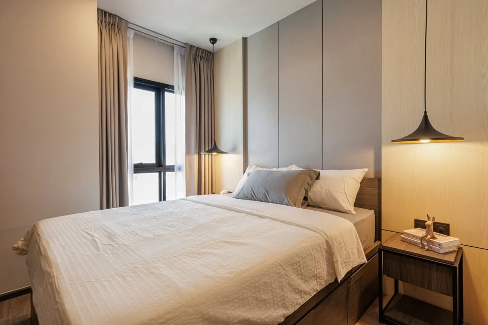 Condo for rent at Metris District Ladprao, 2 bedrooms, 1 bathroom, beautifully furnished, fully equipped. Book now, don't miss out!