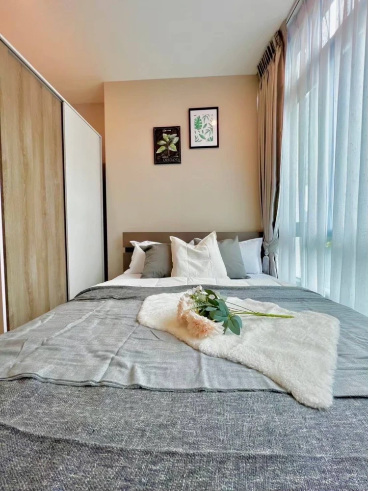 Condo for rent at Metro Sky Prachachuen. Fully furnished and ready to move in. Fully furnished and equipped with all electrical appliances. Hurry and